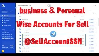 Buy Wise Business & Personal Accounts (Verified %100) For Sell - TransferWise Unlimited VCC