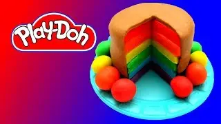 Play Doh Rainbow Cake