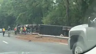 I-385 crash in Laurens County