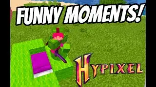 Hypixel Bedwars Funny moments! (I am bad)