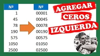 AGREGAR 0️⃣0️⃣0️⃣ (ceros) a la IZQUIERDA en Excel - Curso de Excel B&aacute;sico