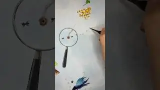 Painting Fried Ants! #diy #painting #art #artandcraft #diyart #natural #nature #bugs