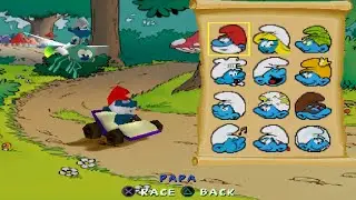 Smurf Racer! All Characters [PS1]