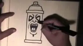 how to draw a spraycam character by WIZARD