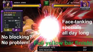 MCOC - 7 Star Rank 4 Jessica Jones soloes Necropolis Titania without blocking