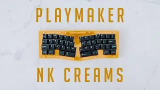 Playmaker || NovelKeys Cream Switches || Alu Plate || ASMR Sound Test