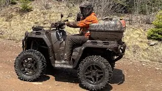ATV Fishing trip part 2#atv #atvmudding #offroad #polarisatvs #mud #quads #adventure