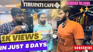 Tasting the best Andhra style tiffans at Ramamurthy Nagar | TIRUPATHI CAFE |Kannada food review