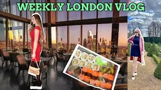 Cocktails at The Shard, Vegan sushi, Wholefoods haul | WEEKLY VLOG