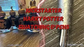 *Finally! Testing out all the Harry Potter kickstarter set* FWP swatching and testing