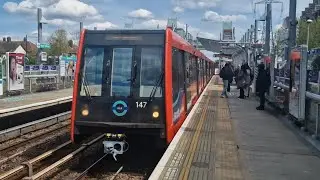 DLR Train Trainspotting At Royal Victoria Station | DLR Train Arriving & Departing In Royal Victoria
