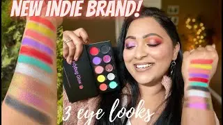 LADYBUG GLOW EYESHADOW PALETTE | REVIEW, SWATCHES & 3 LOOKS | SMITHY SONY