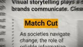 Match Cuts &ndash; After Effects Template | Seamless Match Cut Transitions