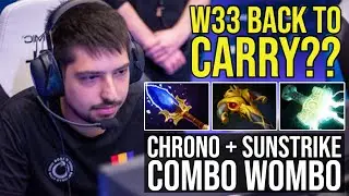 w33 1st Time Faceless Void in 7.23. w33 Back To Carry Role??