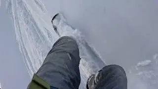 Fresh powder tracks off Tetris run in Val Thorens