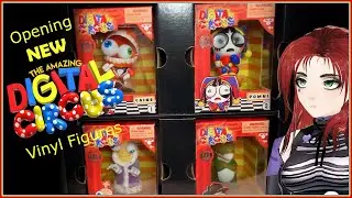 Unboxing New The Amazing Digital Circus Vinyl Figures (Moose Toys)