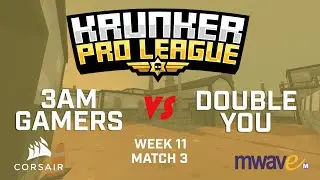 3AM Gamers VS Double You Krunker Pro League Week 11 Match 3
