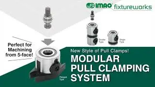 Modular Pull Clamping System for 5-Axis Machining Without Tool Interference