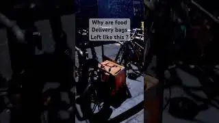 Abandoned food delivery bags found in Glasgow
