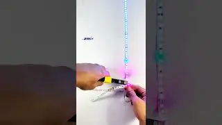 How to Bend RGB LED Strip for a Perfect 90&deg; Corner.