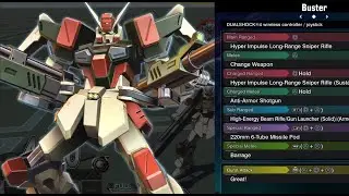 Buster Gundam - Gundam Extreme Versus Maxi Boost ON Combo Guide