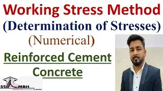 Determination of Stresses I Working Stress Method I Numerical I Moment of Resistance I RCC  #6