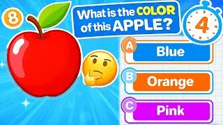 Color Quiz For Kids – 100 Fun Questions! 🎨🌈 | Quiz Time