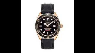 Unbox the Black Ceramic Bronze Diving Watch 30ATM Water Resistant Automatic Bronze Watch