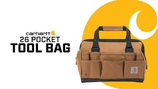 Carhartt 14-Inch 26 Pocket Heavyweight Tool Bag