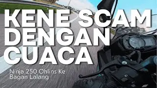 SUNSET RIDE KE BAGAN LALANG | POV | NINJA 250 OHLINS | KAWASAKI | ACE PRO 2
