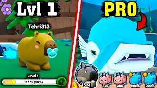 NOOB TO PRO OF NEW ROBLOX VIRAL GAME CAPYBARA EVOLUTION!