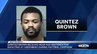 Quintez Brown receives near max sentence for shooting at Greenberg during mayoral campaign