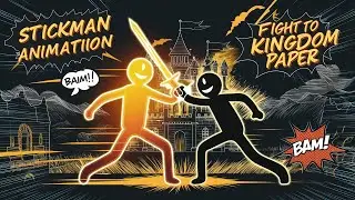 Stickman Animation: Fight to Kingdom - Fight on Paper (Best Animation Story)