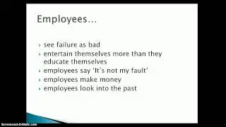 Employee vs Entrepreneur Thinking