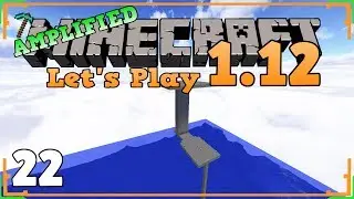 Minecraft Survival 1.12 Amplified (Let's Play) / Episode 22 / Starting a Survival Mob Farm!