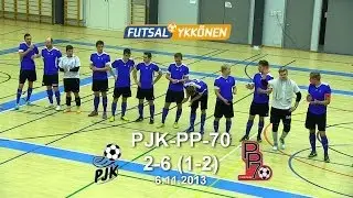 PJK-PP-70 2-6 (1-2) Futsal Ykk&ouml;nen 6.11.2013 maalikooste