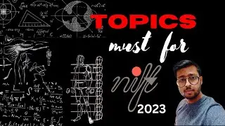 Most Important Topics for NIFT 2023 EXAM #nift2023