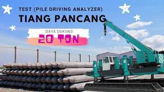 TEST Pile Driving Analyzer PONDASI GEDUNG MENGGUNAKAN MESIN HSPD. #live #shorts #short