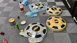 Cleaning and polishing hubcaps/center caps c20 wheels