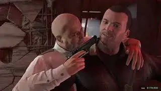 GTA5 FIRST ROBBERY MISSION 1780000$ MICHAEL DEAD