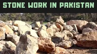 STONE WORK IN PAKISTAN | TILE MAKING WITH TAXILA STONE | TAXILA STONE WORK