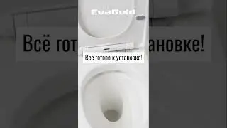 Безободковый унитаз-монолит