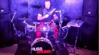 Neo-funk drum solo demo video - Russdrums