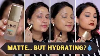 Can a Matte Foundation Really Be Hydrating? I Wore Lakme Hya Matte for 5 Hrs!