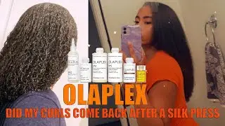 OLAPLEX After A Salon Silk Press | No Heat Damage