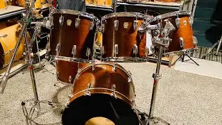 80's Vintage Ludwig Drum Set 12,13,14,16, 22 Bass Drum