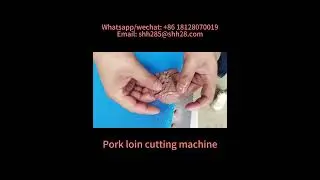 Commercial pork loin cutting machine squid flower cutting machine fish meat cutter