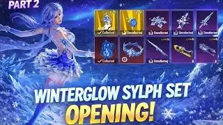 BGMI Winterglow Sylph ULTIMATE Set 😱| Full LuckyDraw Opening | part2 #bgmi #pubgmobile @BABAisLIVE2