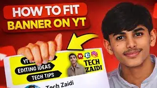 Youtube Banner Kaise Lagaye | YouTube Banner Size | How To Fit Banner In YouTube 