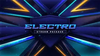 Electro - Rocket League Twitch Overlay Package for OBS
